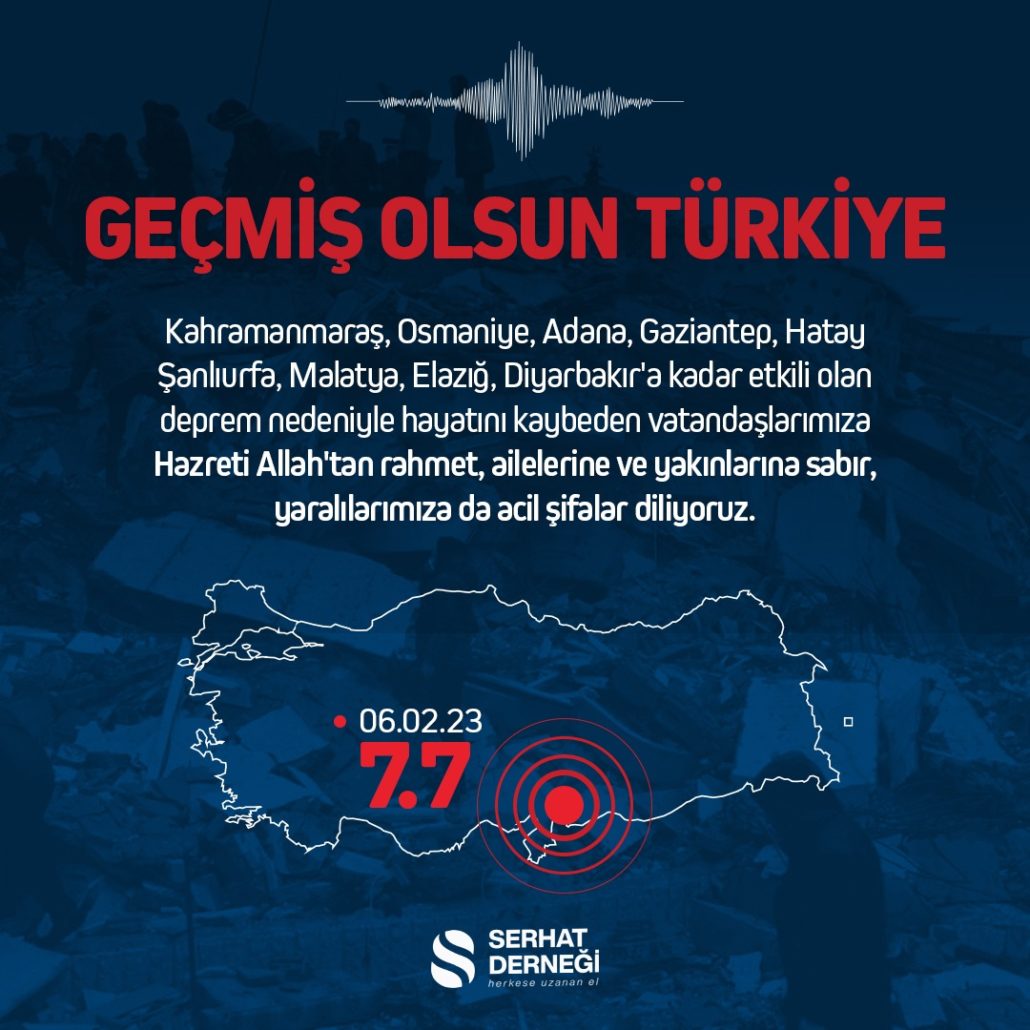 Kahramanmaraş Depremi – Geçmiş Olsun Türkiye’m
